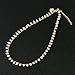 Fettero Women Double Layered Gold Choker Necklace Dainty 14K Gold Fill Hypoallergenic CZ White Opal Crystal Beaded Tassel Collar