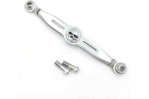 HTTMT 288-020- Chrome Chrome Skull Short Gear Shift Linkage Compatible with Harley 2004-later XL models with standard forward controls (Sportster 1200 Low XL1200L Sportster 1200 Nightster XL1200N)