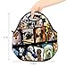 icolor Dogs Design Hot Kids Neoprene Insulated Lunch Food Tote Bag Box cover baby bag Gourmet Handbag lunchbox Case For School work LB-115