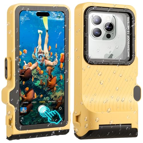 wasserdichte Handyhülle 7.0 Zoll Unterwasser Wasserfeste Handy Wasserschutzhülle Handytasche Wasserdicht Schwimmen Baden für iPhone 16e 14 15 16 Pro 15 16 Plus 15 16 Pro max Samsung S25 S24 S23 Ultra