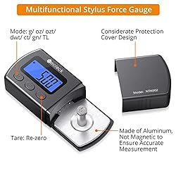 Neoteck Turntable Stylus Force Scale Gauge with LCD