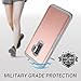 YOUMAKER Galaxy S9+ Plus Case, Rose Gold with Built-in Screen Protector Heavy Duty Protection Shockproof Slim Fit Full Body Case Cover for Samsung Galaxy S9 Plus 6.2 inch - Rose Gold/Gray