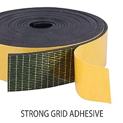 TORRAMI Adhesive Solid Neoprene Rubber Strips 1/16