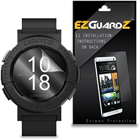 (4-Pack) EZGuardZ Screen Protector for Omate Racer Smartwatch (Ultra Clear)
