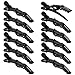 Mokale 12PCS Salon Croc Hair Styling Clips-Sectioning Plastic Alligator Hair Clip For Thick Hair-Non-Slip DIY Accessories Hairgrip for Women and Girls