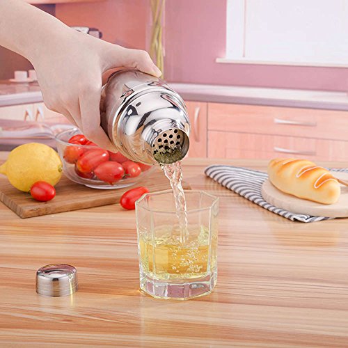 750ML Cocktail shaker ,INorton Stainless Steel Cocktail Bartender Shaker ,Professional Bartender Wine Tools Barware Tools milky tea Tools