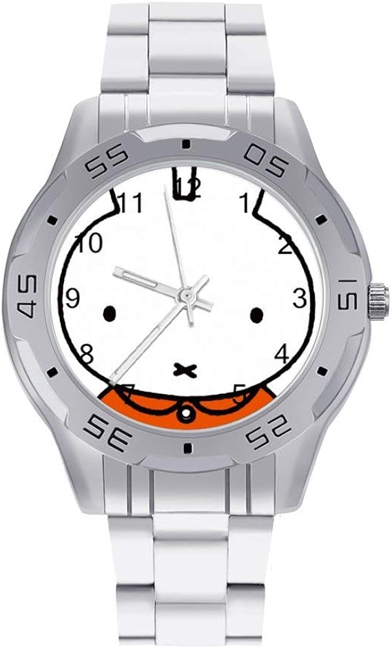 Amazon Miffy ミッフィー 腕時計 レディース腕時計 ファッション ビジネス カジュアル メタルバンド 時計 ステンレス鋼 高級 防水 軽量 ローマ数字 ダイヤル 時計 男性用 ユニセックス 高校生 紳士 父の日 プレゼント メンズ腕時計 腕時計 通販