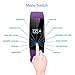 Sabuy Smart Band with Heart Rate Monitor Fitness Activity Tracker Sleep Counter Wireless Pedometer Wristband Sweatproof Sports Bracelet (Purple)