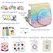 WOGOZAN Compatible Fujifilm Instax Mini 9 Instant Film Camera Case Suit with Case, Album, Filters and Other 6 Accessories 9 Items for Fujifilm Instax Mini 9 Mini 8 (Smear Color Kit)