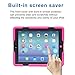 Ipad 2/3/4 Case, Kidspr Ipad CaseNewHot Super Protect [Shockproof] [Rainproof] [Sandproof] with Built-in Screen Protector for Apple Ipad 2/3/4 (Pink/Black)