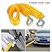 QLOUNI Car Roadside Emergency Kit, Auto Truck Safety Emergency Road Side Assistance Kits with Jumper Cables, First Aid Kit, Tow Rope, Reflective Warning Triangle, Safety Hammer, Auto Plug In Fuse, etc