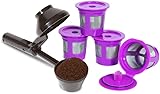 2-Item Bundle: 4-Pack Cafe Save 1-Stream Reusable K