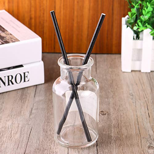 Mini-Cocktail-Trinkhalme aus Papier, Schwarz, 200 Stück – Bild 7