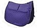 ECP Equine Comfort Products Contoured Correction Dressage Saddle Pad with Adjustable Memory Foam Shims, Quilted Poly-Cotton Design, Pressure Relief for Horses with Swayback or Muscle Loss