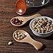 sansheng 10PCS Wooden Spoons Mini Condiments Sugar Seasoning Salt Honey Teaspoon,wooden candy spoon