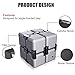 Fidget Cube Infinite Cube Toys - DOULINE Pressure Reduction Toys,Relieves ADHD Anxiety and Boredom ,Kill Time artifact (black/gray)