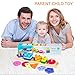 Wooden Educational Toys Best Christmas Gifts for 1 2 3 Year Old and Up Boys Girls Toddler Toys Shape Color Recognition Geometric Board Blocks Sorting & Stacking Preschool Toys Non-Toxic (16IN)