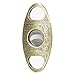 CIGARISM Copper Flower Carving Vintage 2 Blades Cigar Cutter (Bronze)