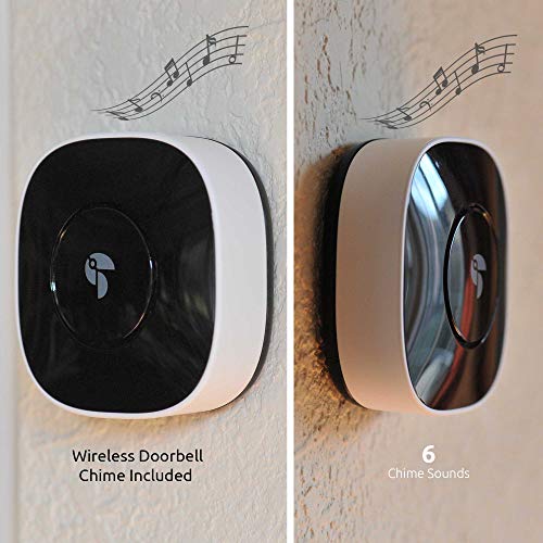 TOUCAN Wireless Doorbell Chime, 80 Feet Range With 6 Melodies, Pair Upto 10 Chimes Per Door