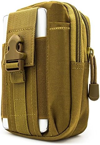 iPhone 7 Plus , iPhone 6S Plus , 6 Plus 5.5'' Version EpicDealz Universal Multipurpose Tactical Cover Smartphone Tan Holster EDC Security Pack Carry Case Pouch Belt Waist Bag Gadget Money Pocket