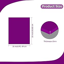 Eszeoee 2 Pack 16'' x 20'' Opaque Purple Acrylic