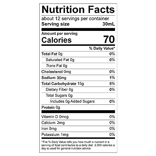 SWEETLEAF ZERO SUGAR SYRUP, BUTTER, 12 OZ