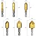 Woodworking Drilling or Chamfer tool,8PCS Wood Plug cutter,6pcs 1/4