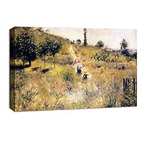 Canvas Wall Art Landscape at Beautiful by Pierre-Auguste Renoir Canvas Prints Home Artwork Decoration for Living Room,Bedroom - 12x18 inches