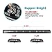 Partsam 3x White 12LED Cab Marker Sealed Top Roof Running Light Compatible with Silverado/Sierra 1500 2500 3500 2500HD 3500HD 2007 2008 2009 2010 2011 2012 2013 2014 Pickup Truck