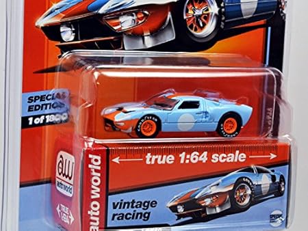 Amazon Auto World 1 64scale Mijo Exclusive 1965 Ford Gt40 Gulf オート ワールド 1 64スケール 1965 フォードgt40 ガルフ アメリカトイショップ限定 ミニカー ダイキャストカー おもちゃ