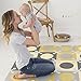 Skip Hop Interlocking Foam Floor Tiles Playspot, Gold/Grey