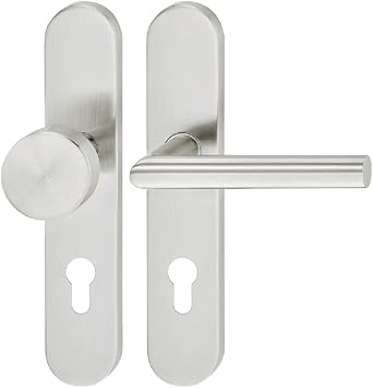 Gedotec Design Turgriff Edelstahl Turbeschlag Tur Knopf Druckergarnitur Mit Langschild Fur Zimmerturen Ldh 2171 Wechselgarnitur Din Links 1 Set Turdrucker Garnitur Mit Knauf Mit Schrauben Amazon De Baumarkt