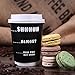 Premium 12oz Disposable Paper Coffee Cups With Lids (50ct) - 5 Fun Quotes in Each Pack - Make Your Own Coffee or Tea With These Paper Coffee Cups - Insulated Double Wall - No Need For Sleeves