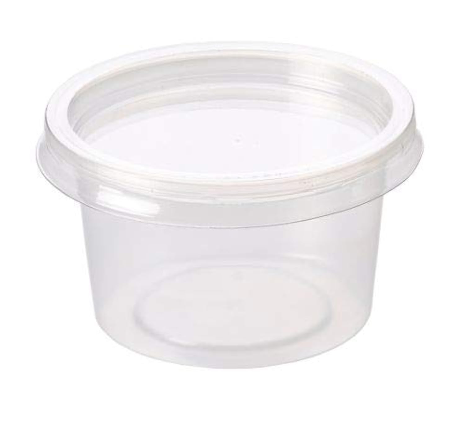 Sabco - 4oz 100pcs Sauce Pots With Lids - Sauce Pots, Sauce Containers With Lids - Plastic Pots With Lids - Sauce Containers