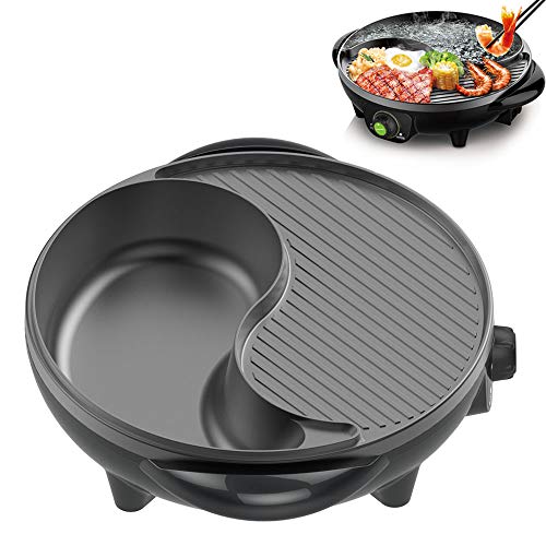 LIVEN Electric Shabu Shabu Pot with Grill and NonStick Coating Electric Hot Pot 120V Pricepulse