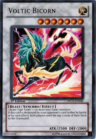 Yu-Gi-Oh! - Voltic Bicorn (DREV-EN041) - Duelist Revolution - 1st Edition - Ultra Rare