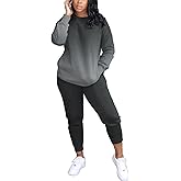 YeGine Womens 2 Piece Outfits Sweatsuits Casual Long Sleeve Jogger Tracksuits Lounge Sets With Pockets