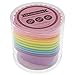 Freshware 12-Pack Silicone Heart Reusable Cupcake and Muffin Baking Cup, Six Vibrant Colors