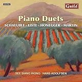 PIANO DUETS BY LIST HONEGGER SCHAEUBLE             image