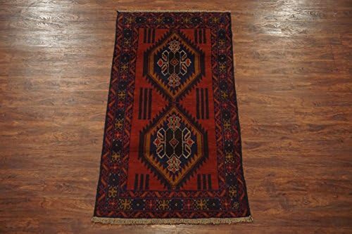 Tribal 4X6 Afghan Hand-Knotted Wool Area Rug Oriental Carpet (3.6 x 6.4)