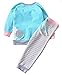 Fiream Girls 2 Piece Cute Cartoon Cotton Long Sleeve set(Bunny,3T)