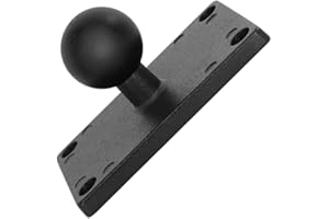 Strg 1'' Ball Mounts Base with Rectangle Plate, Ball Base Mount Adapter Compatible with RAM and B Size 1" Ball Systems