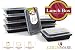 CulinWare Lunch Box Food Storage Container with Lid & Lunch Tray / Meal Prep Portion Control Bento Box, Microwave & Dishwasher Safe, 28 ounce, 10 pack...