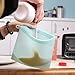 Reusable Silicone Food Preservation Bags, Food Savers, FDA & SGS Food Grade Silicone For Hot Cooking, Freezing, Snack Packing & Sous Vide Cooking. Airtight & Leak-Proof. 4 PCS, 4 Colors (Large Size)