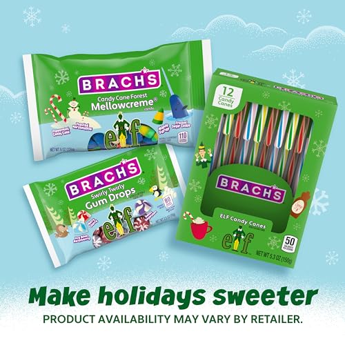 BRACH’S HOLIDAY ELF MELLOWCREME CANDY, 8OZ