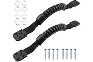 Flexible Marine Handrails F1C-U1552-00-00, Black Replacement Grip Handles for Boat Swimming Platform & RV, Textured Non-Slip 