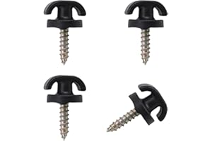 4PCS Car Cargo Net Hooks, Tie Down Hanging Fastener, Cargo Net Hardware Kit, Storage Organizer Net Clips, Car Trunk Hook Scre
