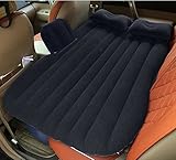 NEX Car Inflatable Mattress Camping Air Bed Car Mobile Cushion Inflation Back Seat Extended Couch with Motor Pump, Two Pillows for Sleep Rest and Travel