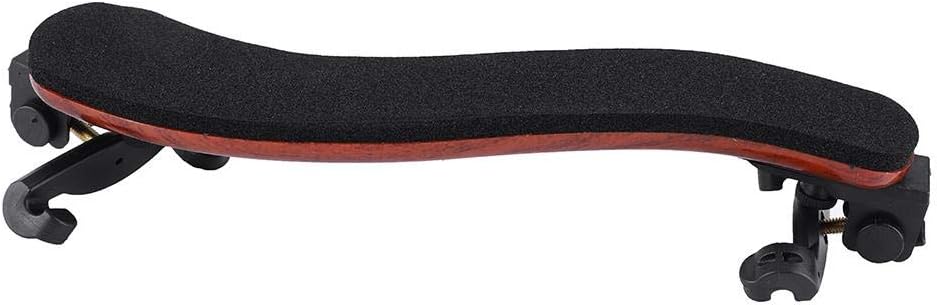 Violin Shoulder Rest, Lightweight Maple Wood Adjustable Shoulder Rest for 3/4 4/4 Fiddle Violin Musical Instrument Accessories