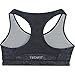 adidas Performance Women's Techfit Bra, Large, Dark Grey/Colored Heather/Print